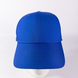 Nike Dri Fit Mens Baseball Hat Cap Strapback M/L Solid Blue Golf